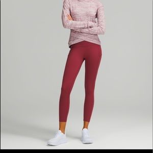Lululemon fast & free brushed nulux 25” leggings